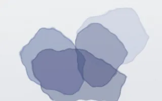 Indigo Ink II — light blue and white ink wash background, variation II