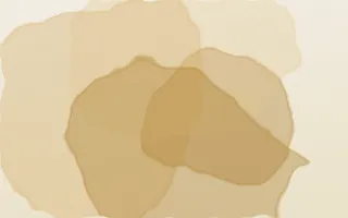 Ochre Scroll — light gold and beige ink wash background