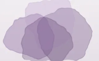 Plum Ink Wash II — light purple and white ink wash background, variation II