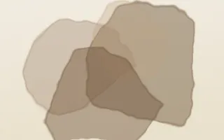 Sepia Scroll II — light brown, orange and beige ink wash background, variation II
