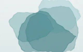 Teal Ink Study — light teal and white ink wash background