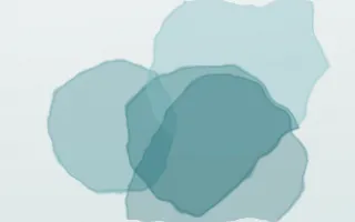 Teal Ink Study II — light teal and white ink wash background, variation II