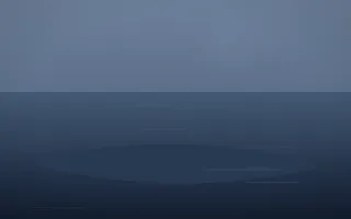 Blue Hour Island IX — dark blue island background, variation IX