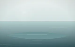 Coastal Mist Island XI — light white and teal island background, variation XI