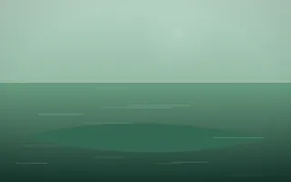 Emerald Mist Island VII — dark green island background, variation VII