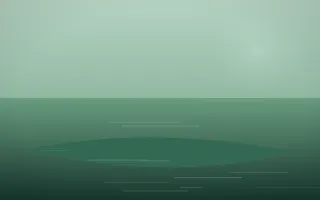 Emerald Mist Island VIII — dark green island background, variation VIII