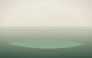 First Light Island II — light beige and green island background, variation II