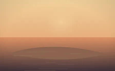 Golden Hour Island — colourful orange and pink island background