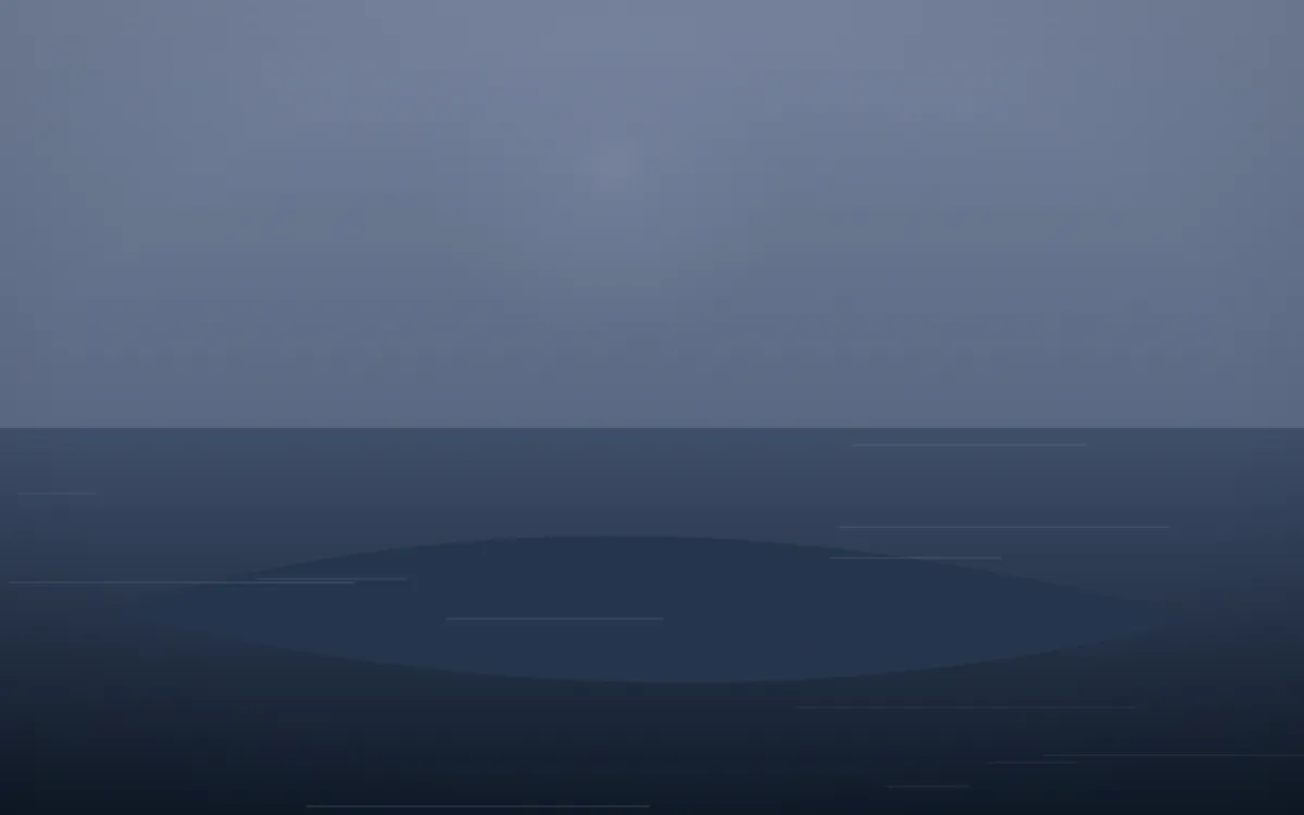 Moonlight Island — dark blue island background