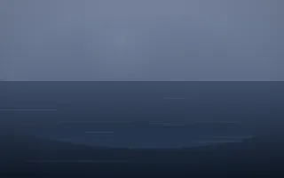 Moonlight Island IV — dark blue island background, variation IV