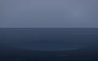 Moonlight Island IX — dark blue island background, variation IX
