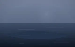 Moonlight Island V — dark blue island background, variation V