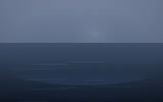 Moonlight Island VIII — dark blue island background, variation VIII