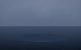 Moonlight Island XI — dark blue island background, variation XI