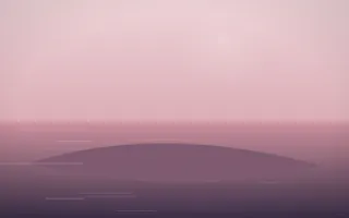 Rose Dusk Island — colourful red, pink and purple island background