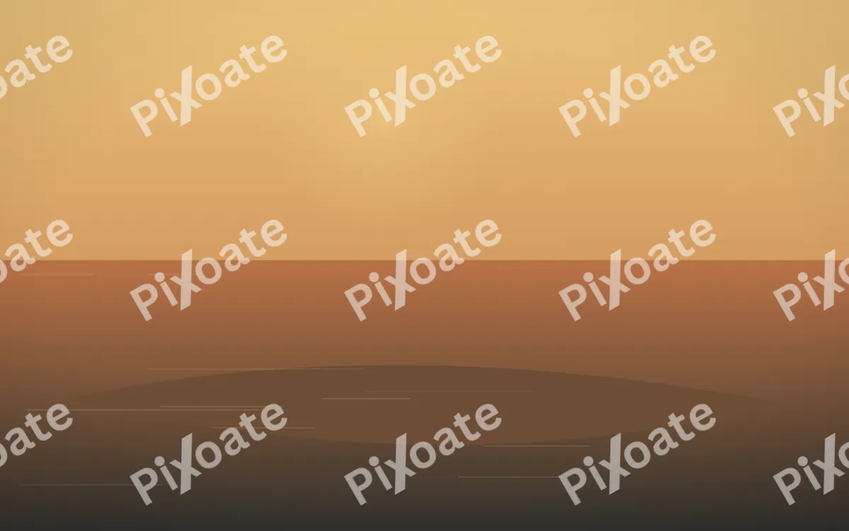Island Signature — colourful orange, brown and grey island background