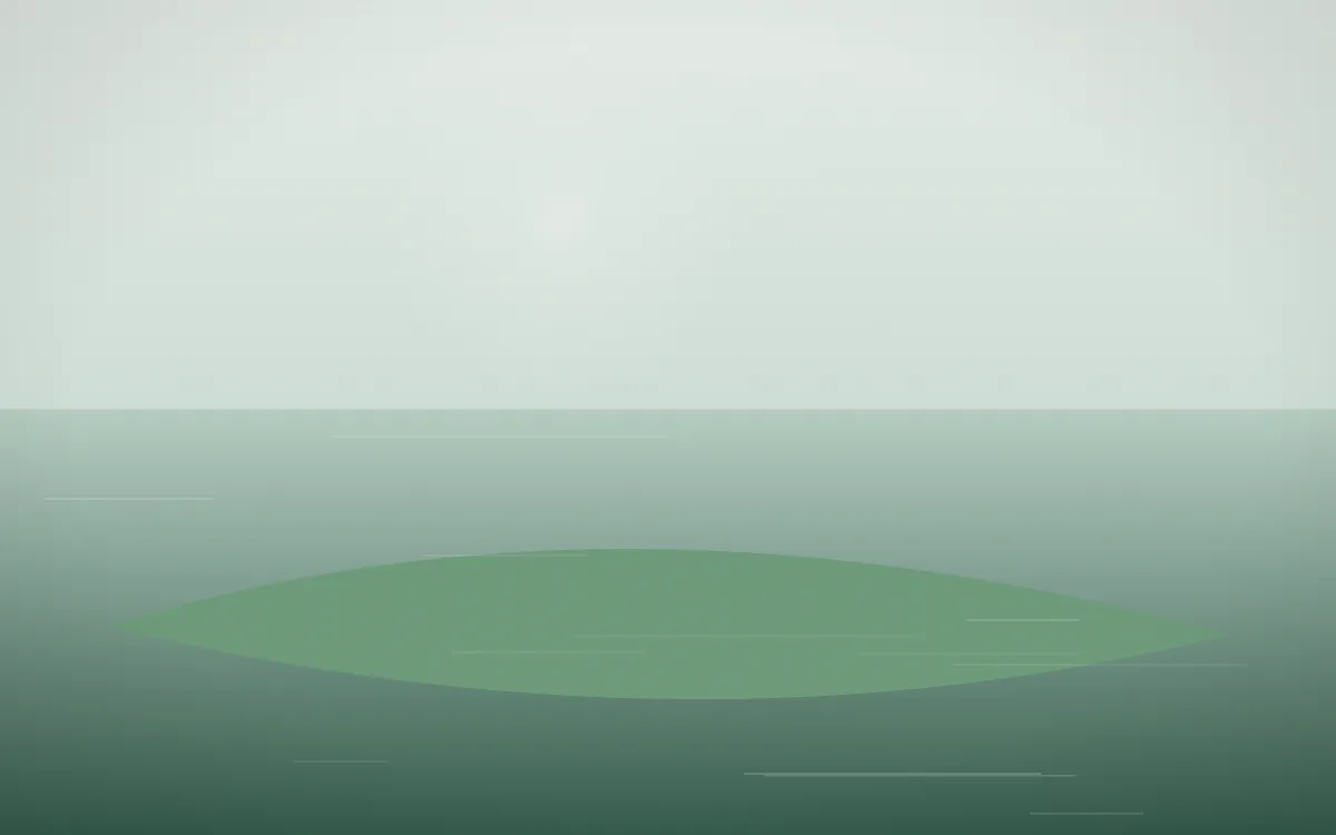 Spring Rain Island — light white and green island background