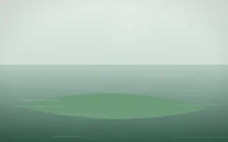 Spring Rain Island V — light white and green island background, variation V