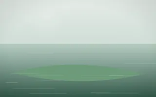 Spring Rain Island X — light white and green island background, variation X