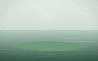 Spring Rain Island XI — light white and green island background, variation XI