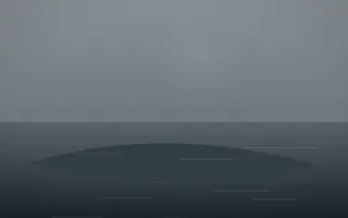 Storm Light Island — dark grey and blue island background