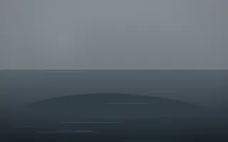 Storm Light Island IX — dark grey and blue island background, variation IX