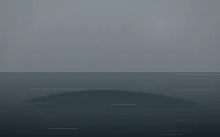 Storm Light Island V — dark grey and blue island background, variation V