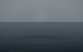 Storm Light Island VII — dark grey and blue island background, variation VII