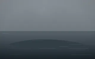 Storm Light Island X — dark grey and blue island background, variation X