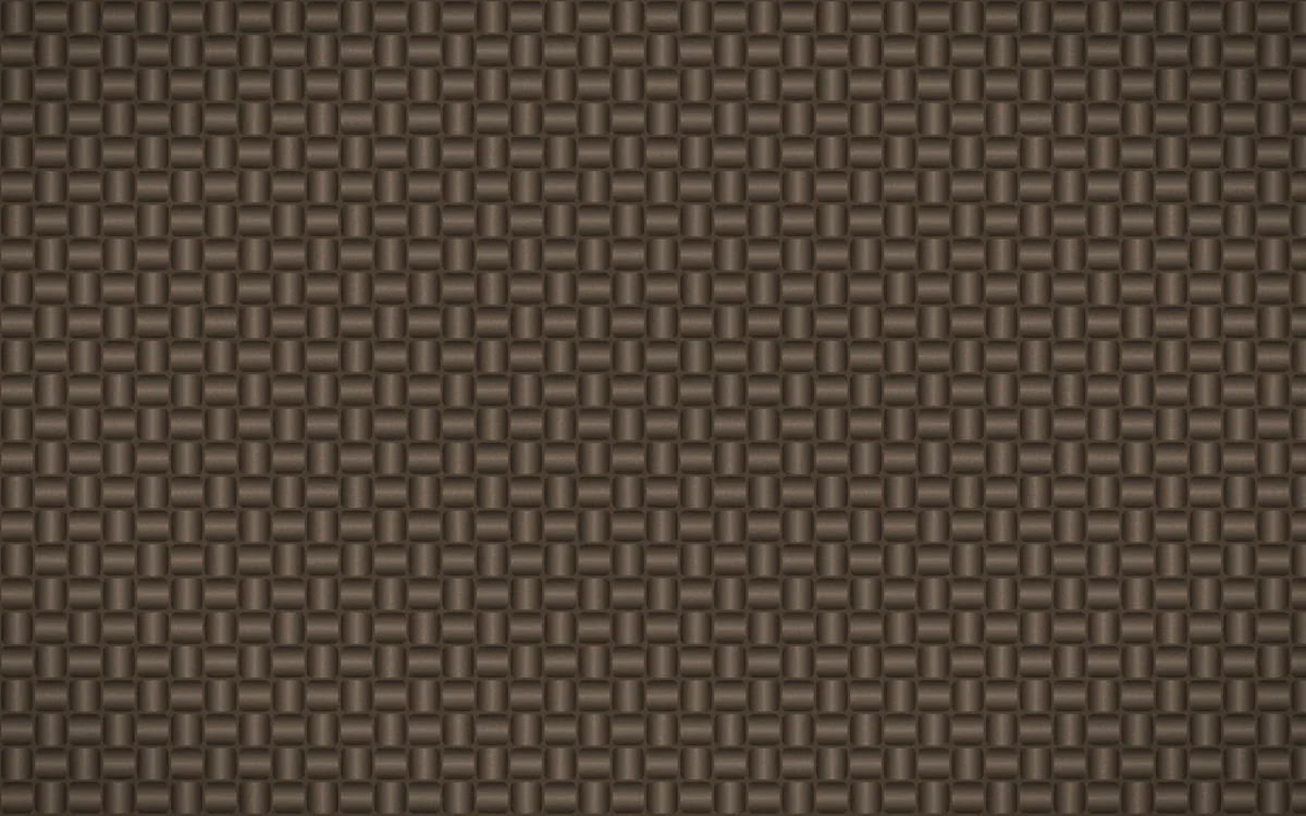 Brooklyn Loft Weave — dark brown and orange jute background