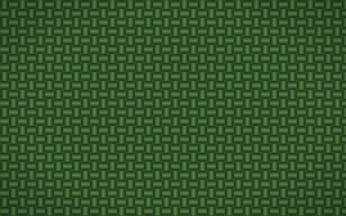Emerald Isle Weave — dark green jute background
