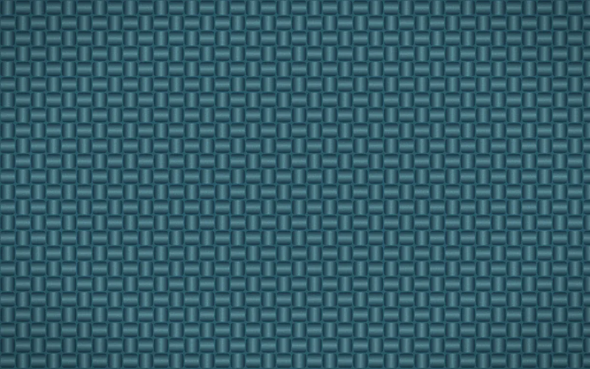Park Mosaic Weave — colourful blue and teal jute background