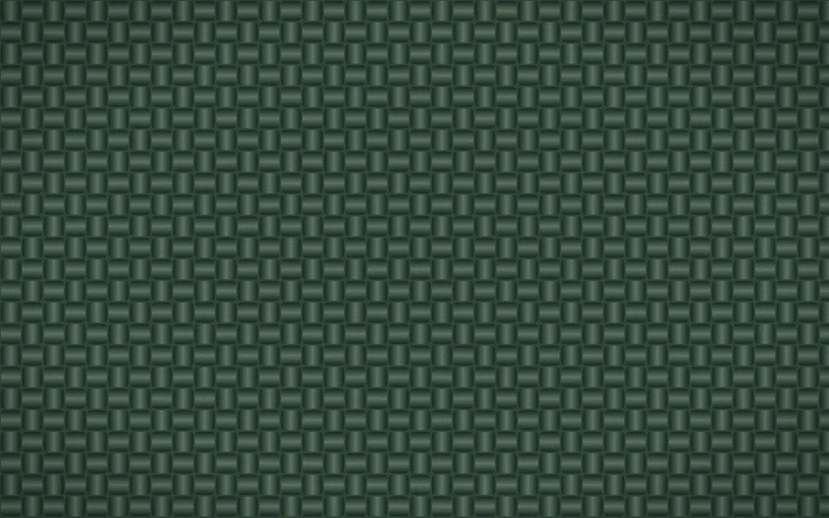 Kiwi Fern Weave — dark green jute background