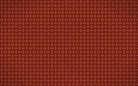 Lantern Festival Weave — dark red and orange jute background