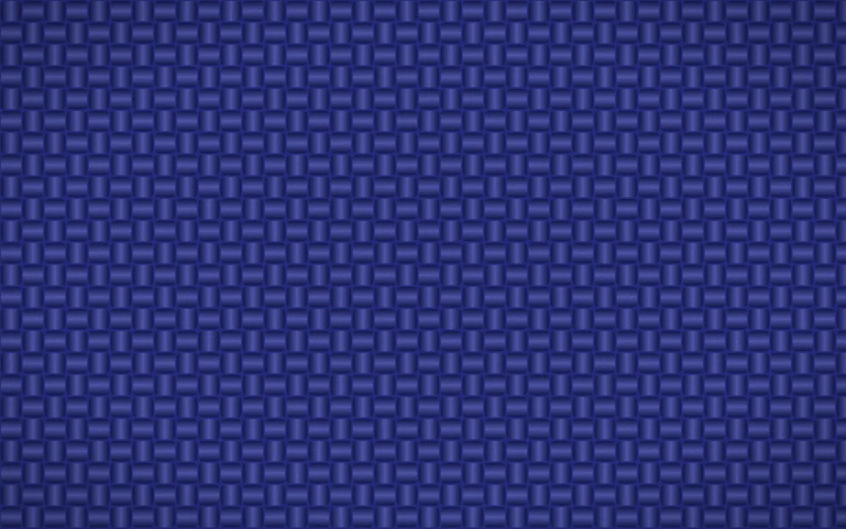 Majorelle Weave — dark blue jute background