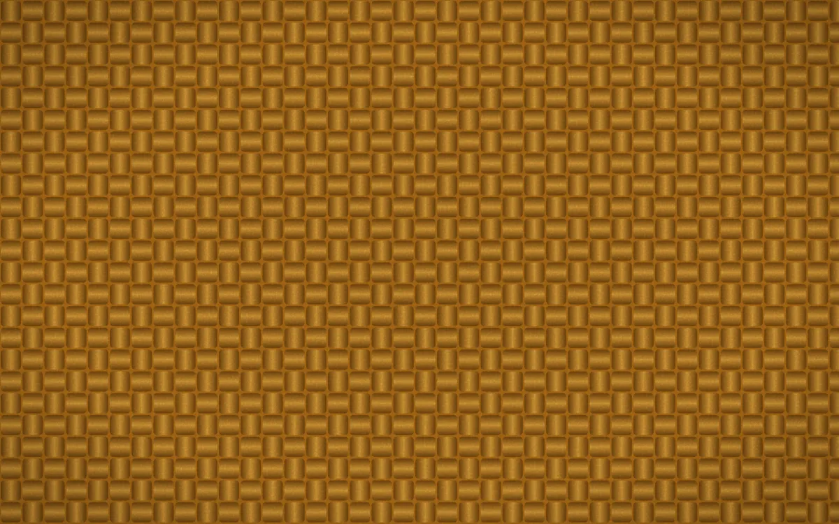 Marigold Temple Weave — colourful orange and brown jute background