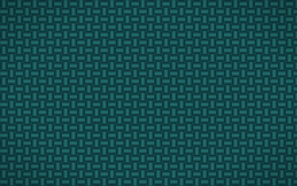 Peacock Court Weave — dark teal jute background