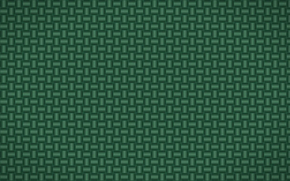 Persian Garden Weave — dark green jute background