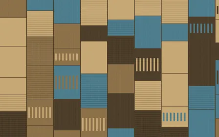 Atlas Sand Strip Weave — colourful blue and orange strip-weave background