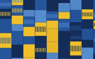 Bahia Blue Strip Weave — colourful gold and blue strip-weave background