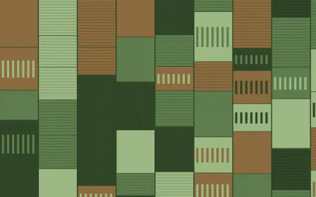 Bamboo Mist Strip Weave — colourful brown and green strip-weave background
