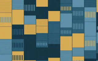 Bosphorus Strip Weave — colourful gold and blue strip-weave background