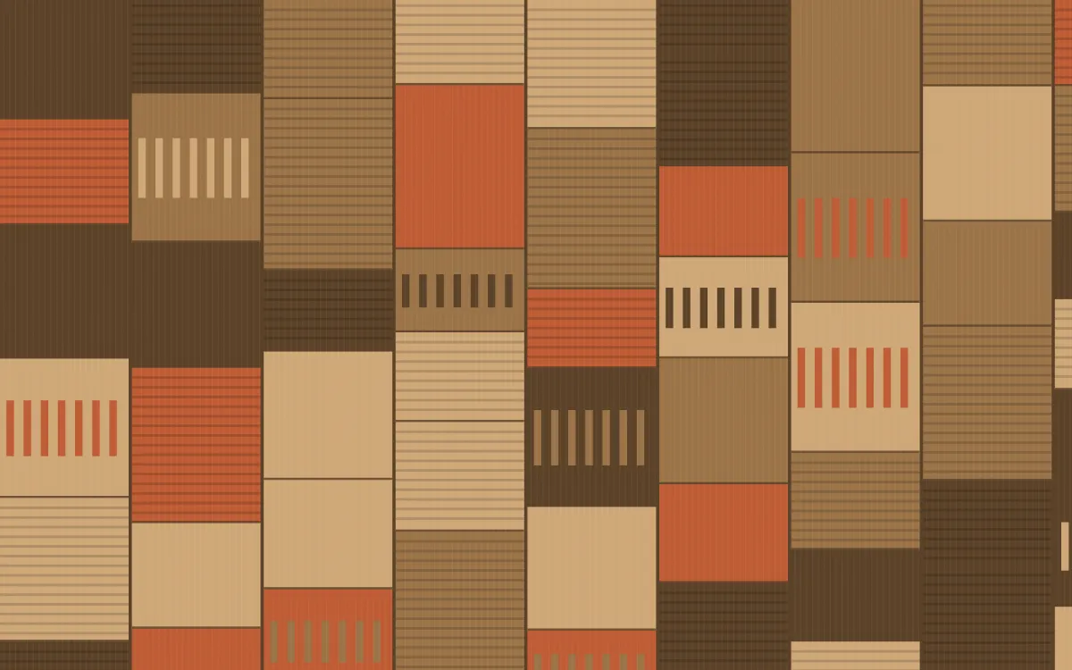 Cappadocia Strip Weave — colourful orange strip-weave background