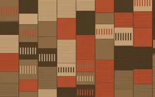 Chai Cream Strip Weave — colourful orange and brown strip-weave background