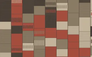 Copenhagen Hygge Strip Weave — colourful red and orange strip-weave background