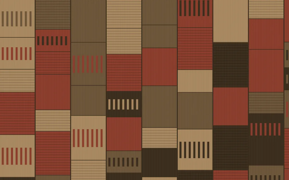 Desert Oud Strip Weave — colourful brown and orange strip-weave background