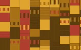 Fes Saffron Strip Weave — colourful red, brown and gold strip-weave background