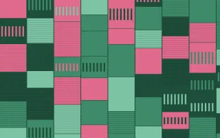 Hanbok Mint Strip Weave — colourful pink and green strip-weave background