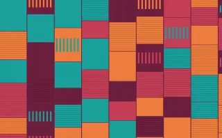 Island Punch Strip Weave — colourful teal, red and orange strip-weave background