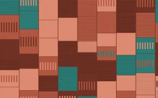 Jaipur Rose Strip Weave — colourful teal, red and orange strip-weave background